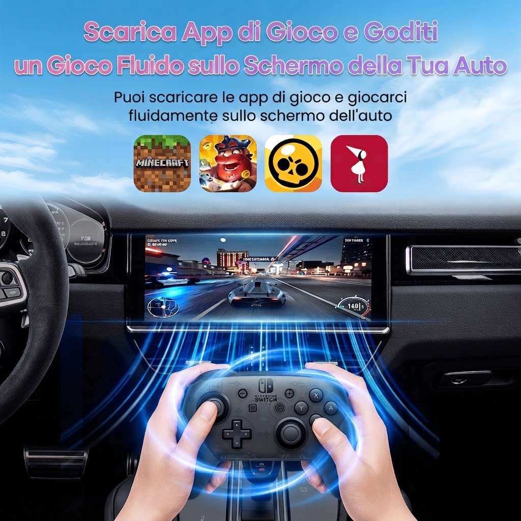 5 Max Ultra AI Box – Qualcomm 8-Core QCM6350, Android 15, 8 GB RAM + 128 GB ROM, 5G LTE, Adattatore multimediale con funzione Split-Screen - immagine 5